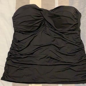 Anne Cole Swim tankini strapless sz 24